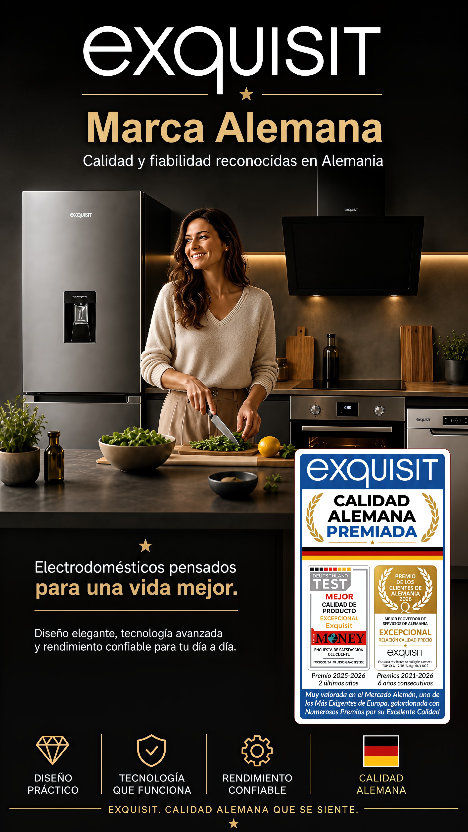 EXQUISIT, MARCA ALEMANA